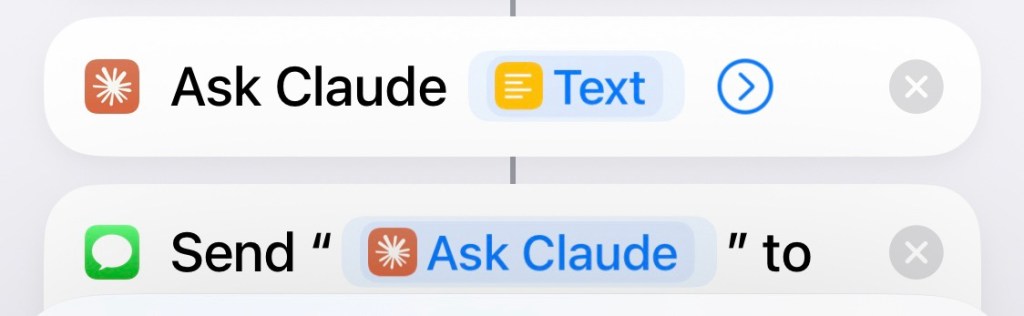 Automating relationship management with iPhone and Claude
